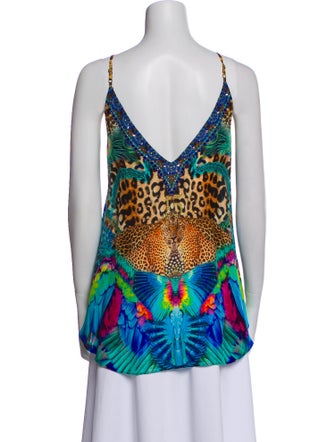 Camilla Silk Printed Top