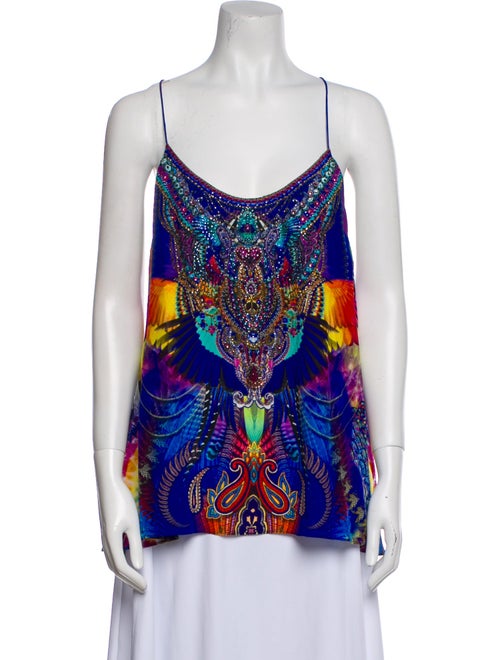 Camilla Silk Printed Top