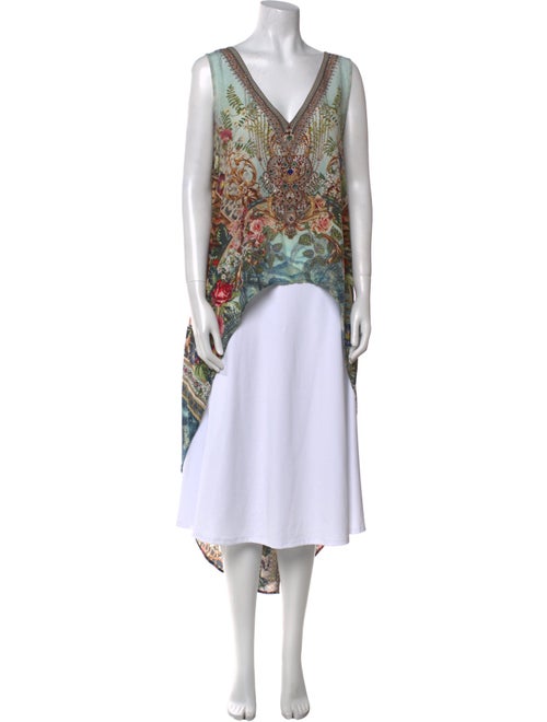 Camilla Silk Floral Print Tunic