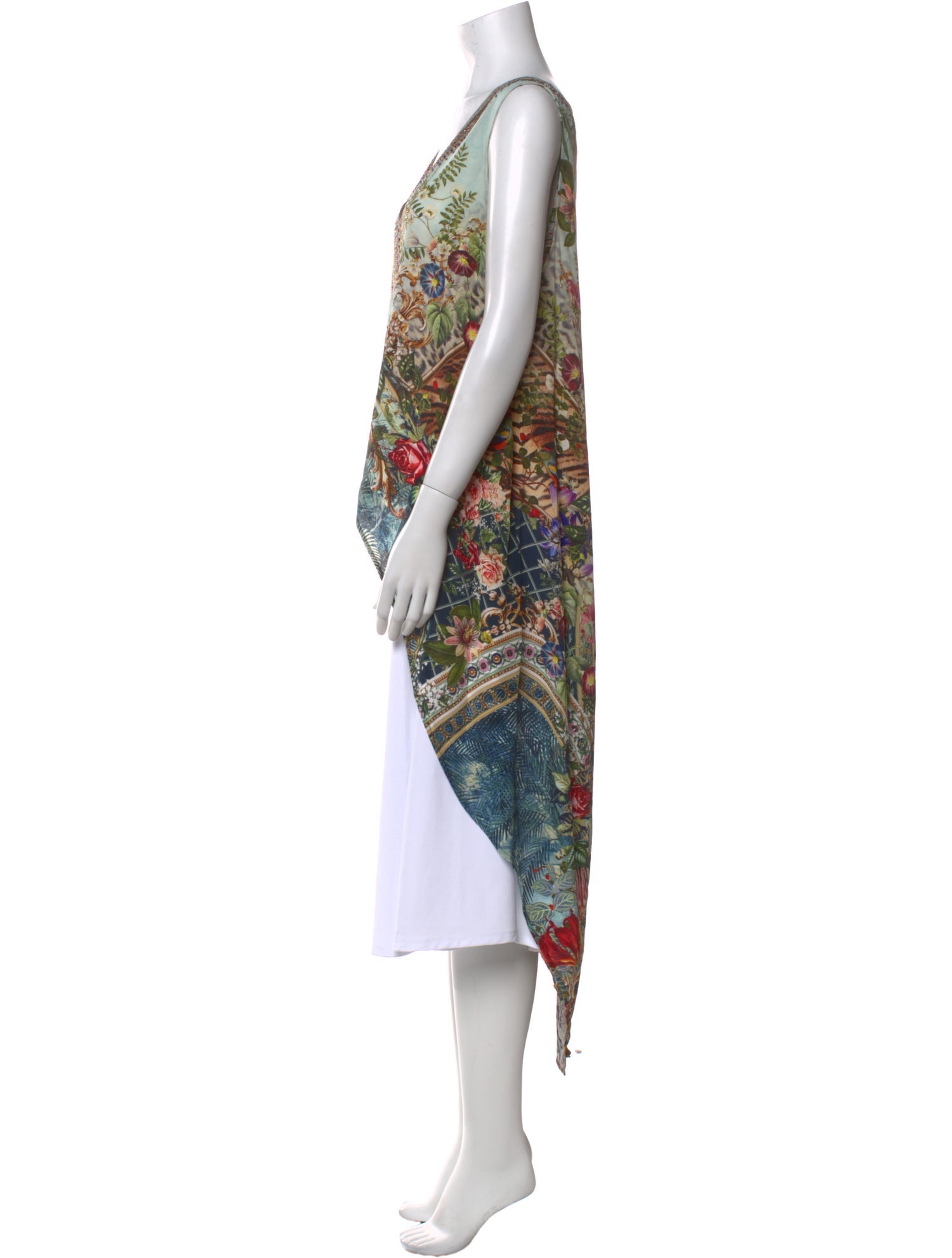 Camilla Silk Floral Print Tunic