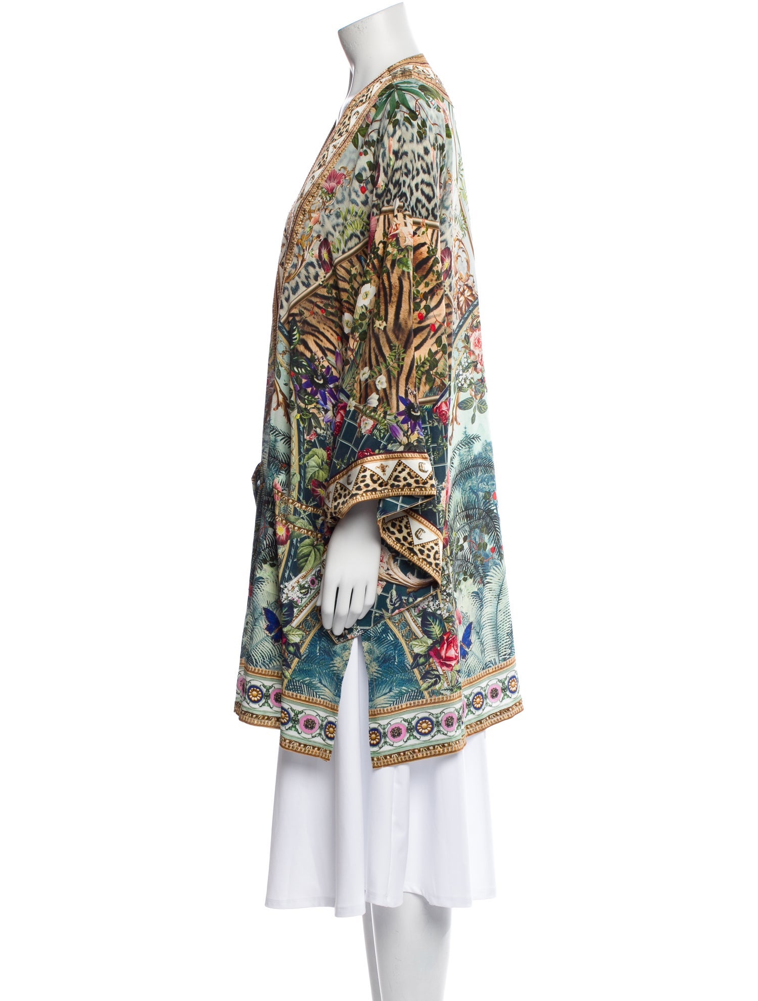 Camilla Silk Printed Nightgown