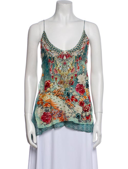 Camilla Silk Printed Top