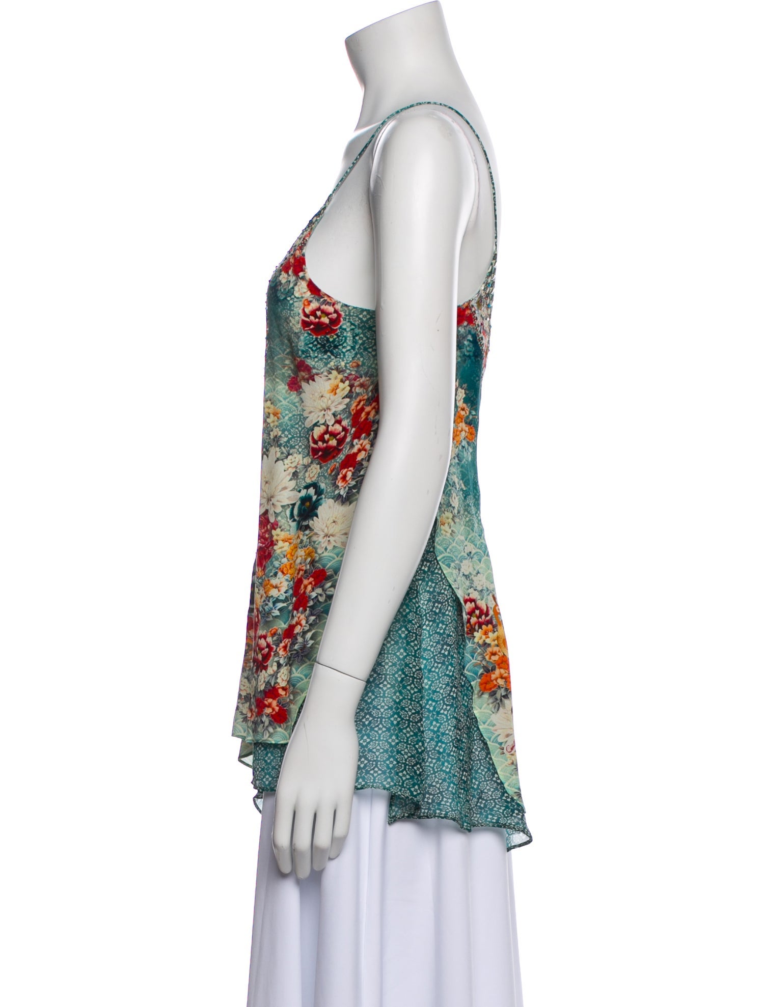 Camilla Silk Printed Top