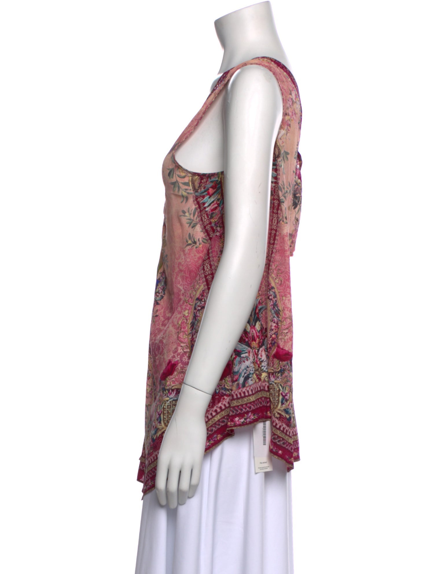 Camilla Silk Printed Top