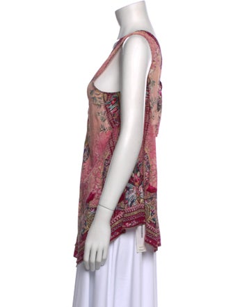 Camilla Silk Printed Top