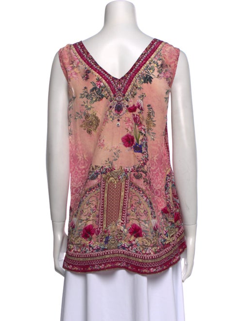 Camilla Silk Printed Top