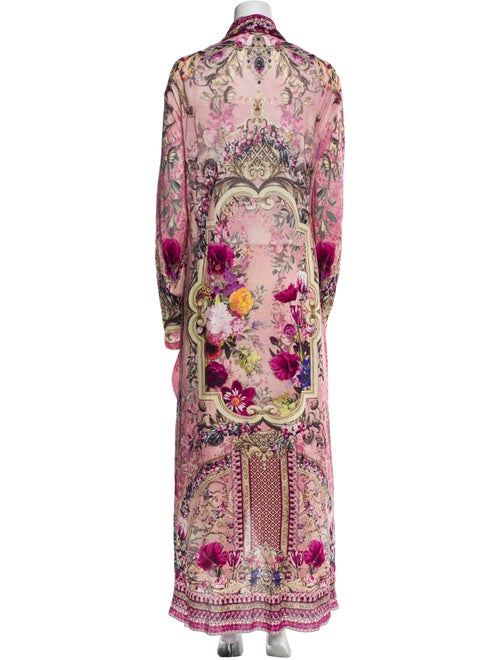 Camilla Silk Floral Print Robe