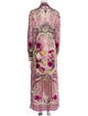 Camilla Silk Floral Print Robe