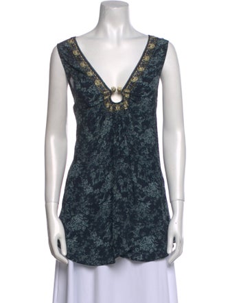 Camilla Silk Printed Top