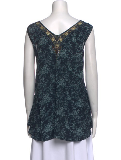Camilla Silk Printed Top