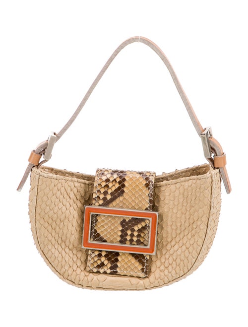 Camilla Snakeskin Crossbody Bag