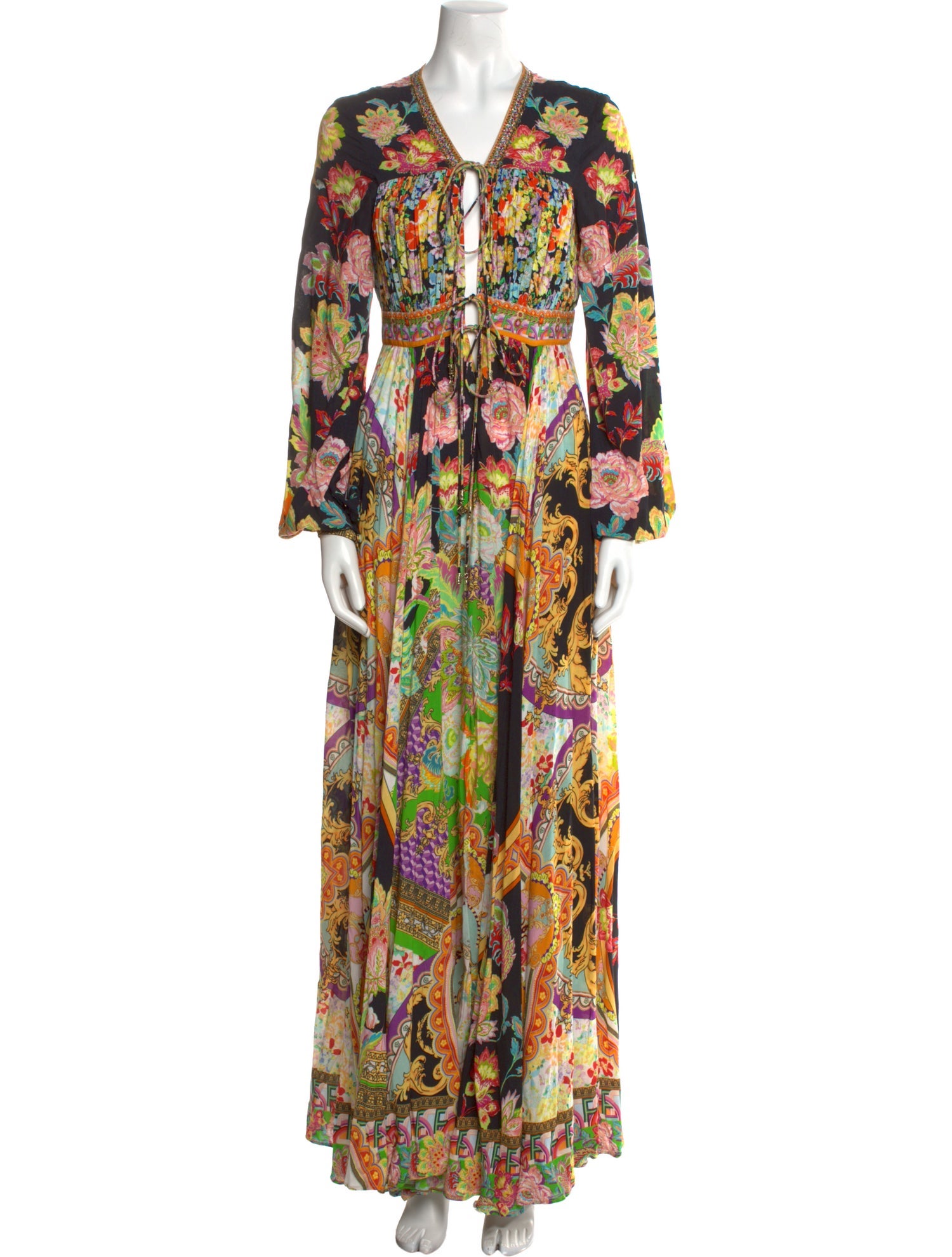 Camilla Floral Print Long Dress