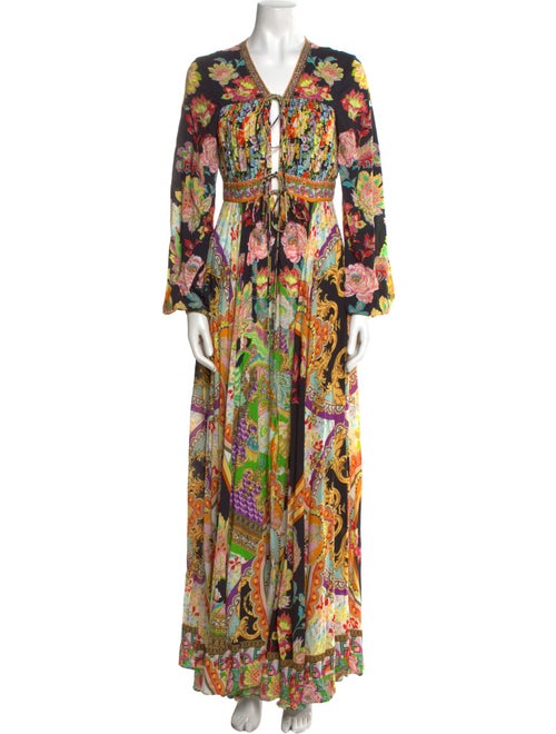 Camilla Floral Print Long Dress