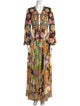 Camilla Floral Print Long Dress