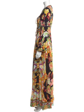 Camilla Floral Print Long Dress