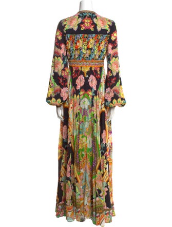 Camilla Floral Print Long Dress