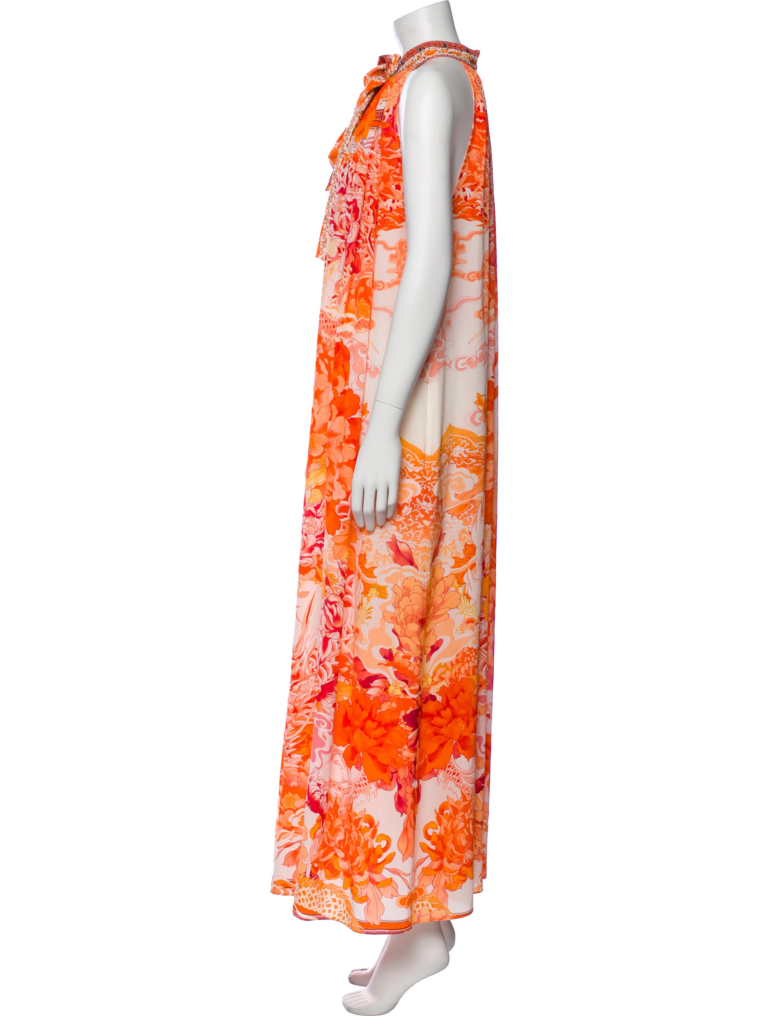 Camilla Silk Long Dress