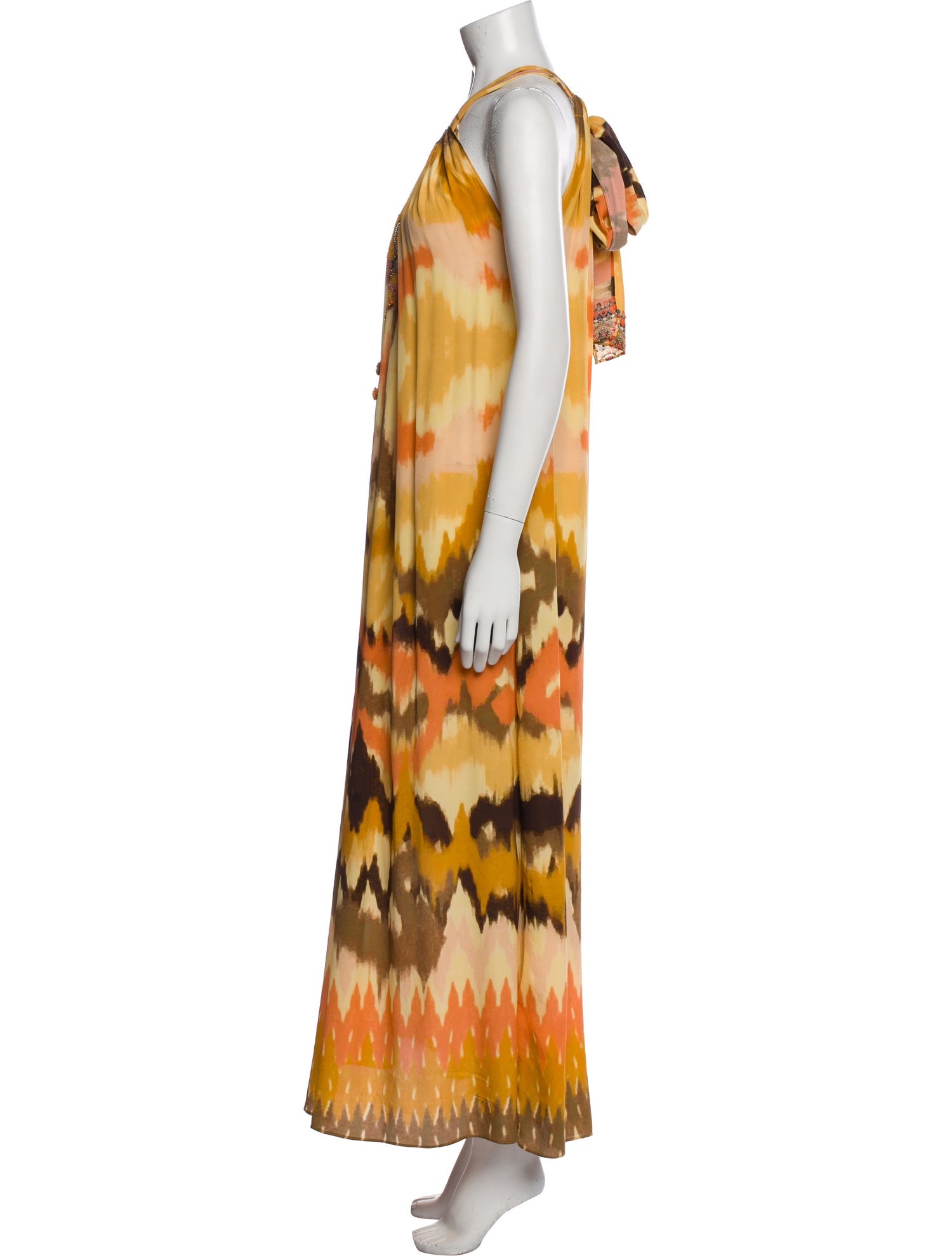 Camilla Silk Long Dress