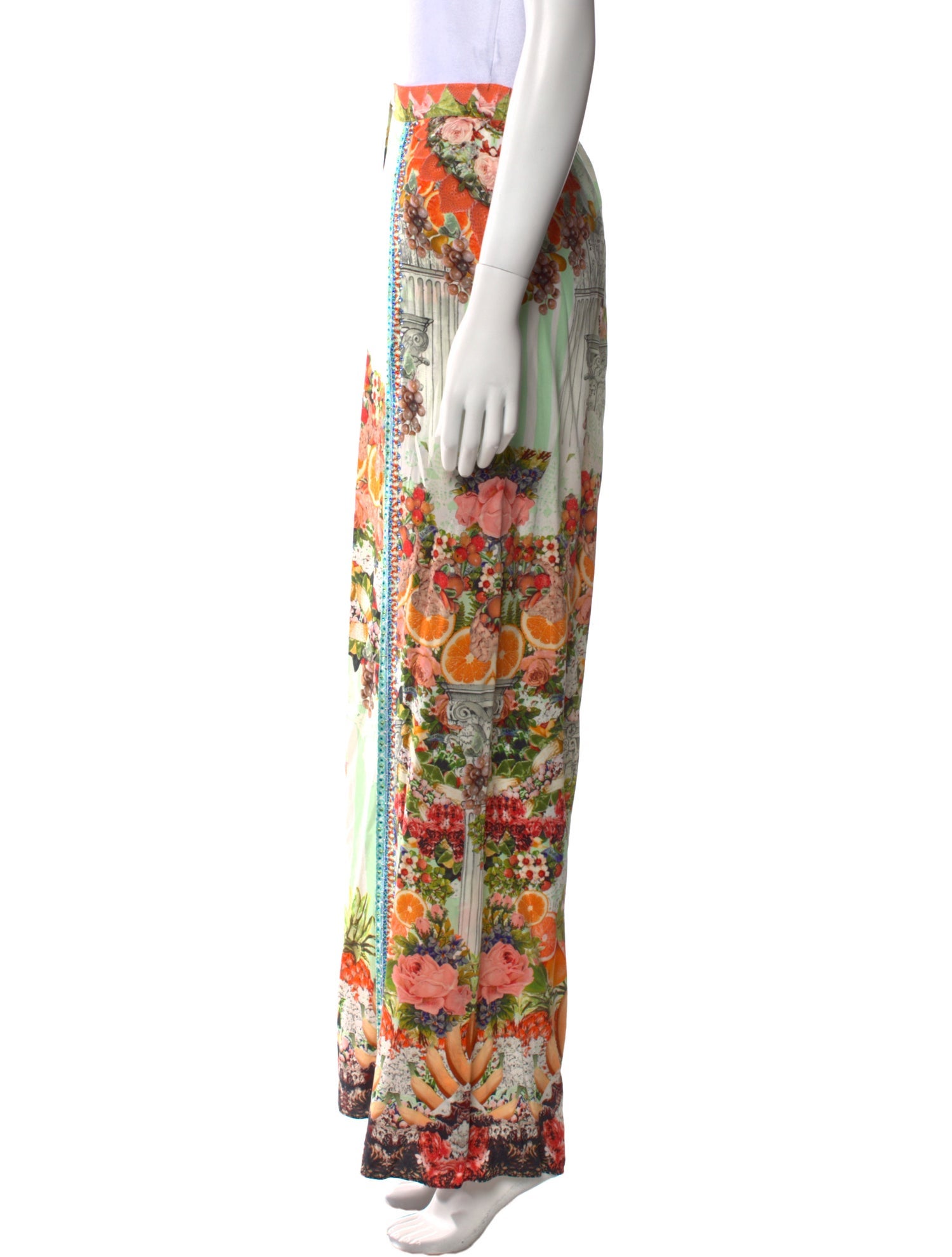 Camilla Silk Straight Leg Pants