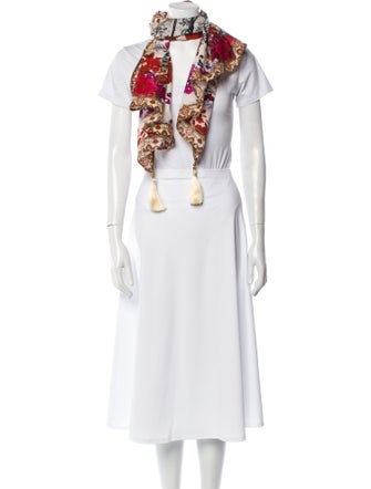 Camilla Silk Printed Scarf