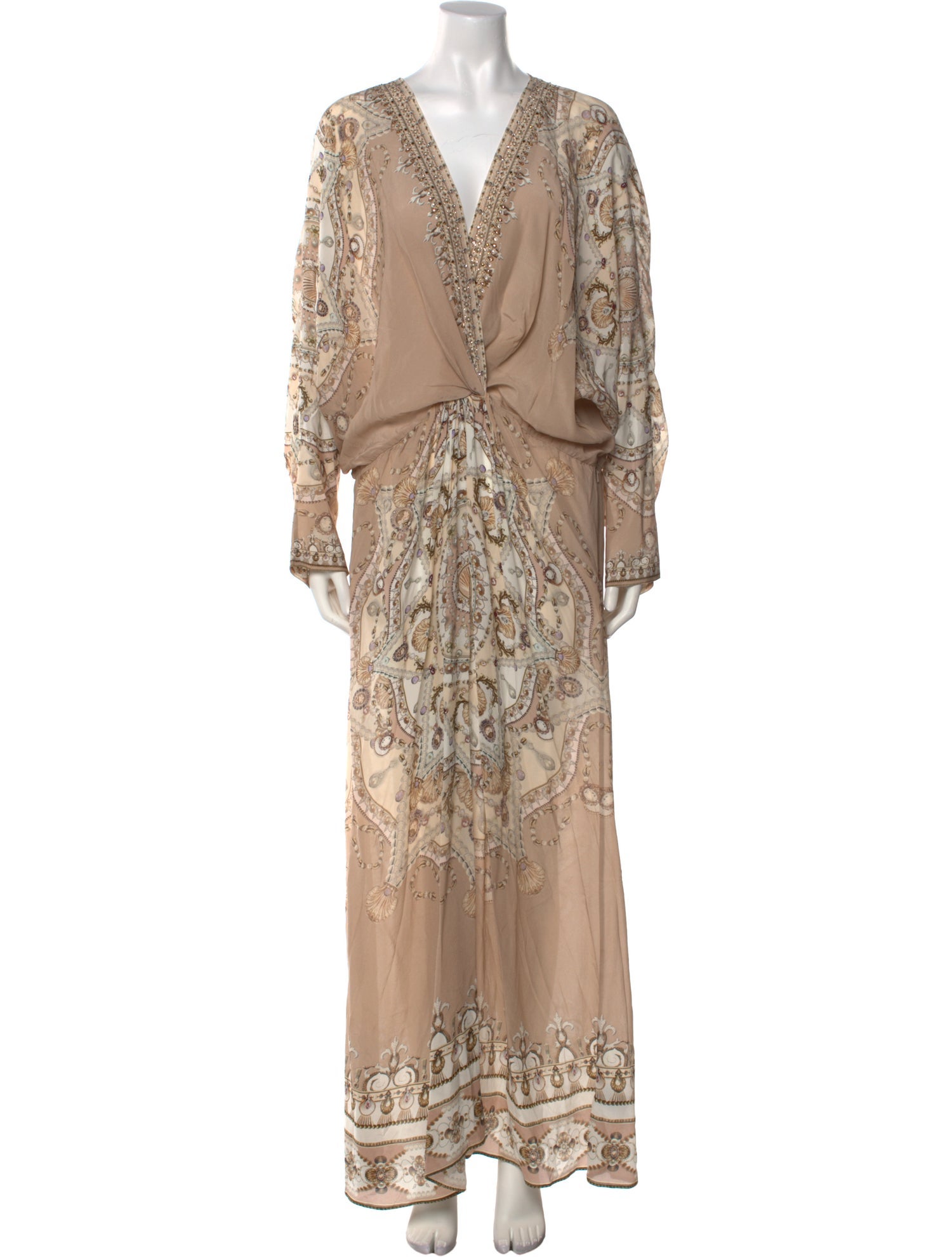 Camilla Silk Long Dress w/ Tags