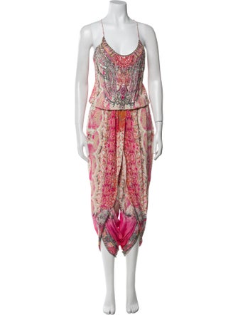 Camilla Printed Scoop Neck Jumpsuit