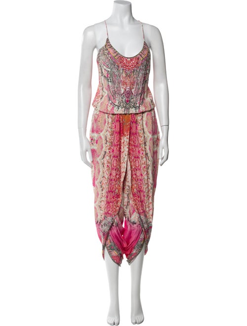 Camilla Printed Scoop Neck Jumpsuit