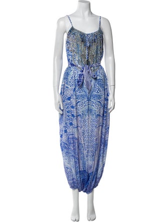 Camilla Silk Printed Jumpsuit