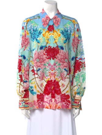 Camilla Silk Floral Print Tunic
