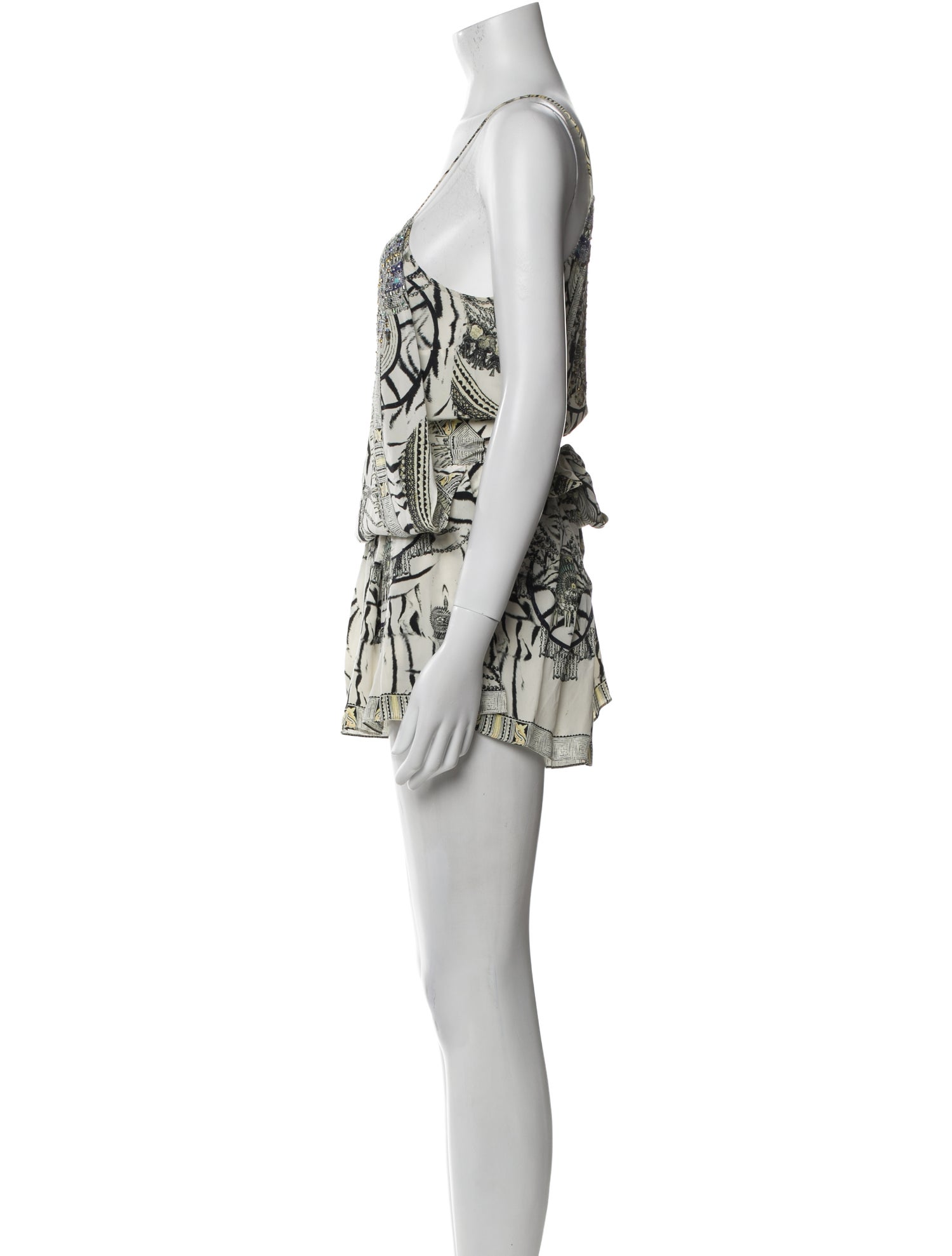 Camilla Silk Printed Romper