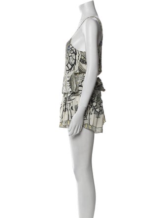 Camilla Silk Printed Romper