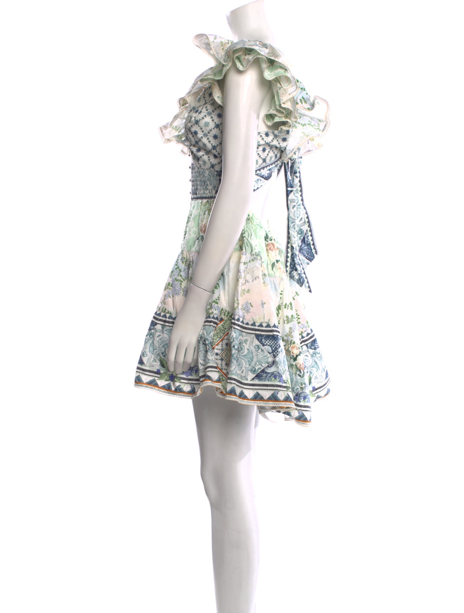 Camilla Floral Print Mini Dress