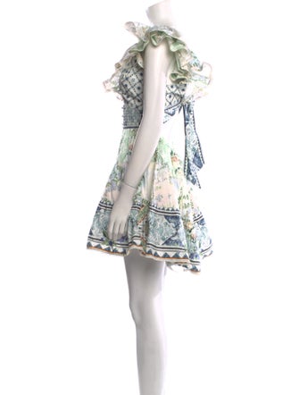 Camilla Floral Print Mini Dress