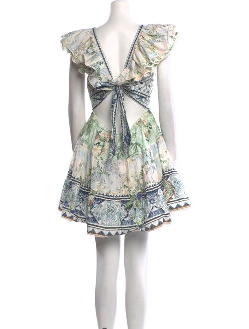 Camilla Floral Print Mini Dress