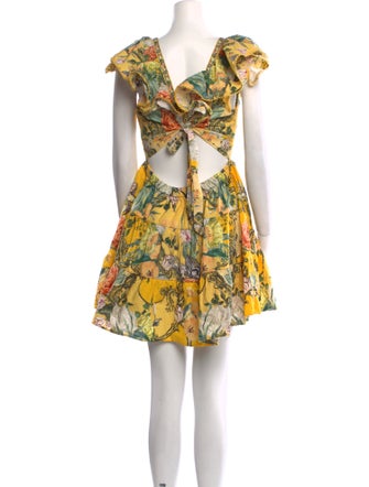 Camilla Floral Print Mini Dress