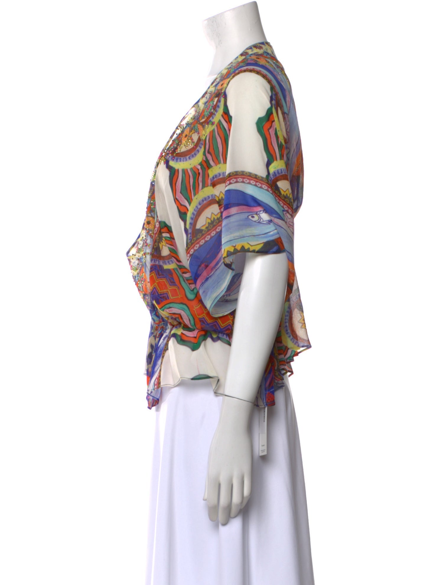 Camilla Silk Printed Blouse