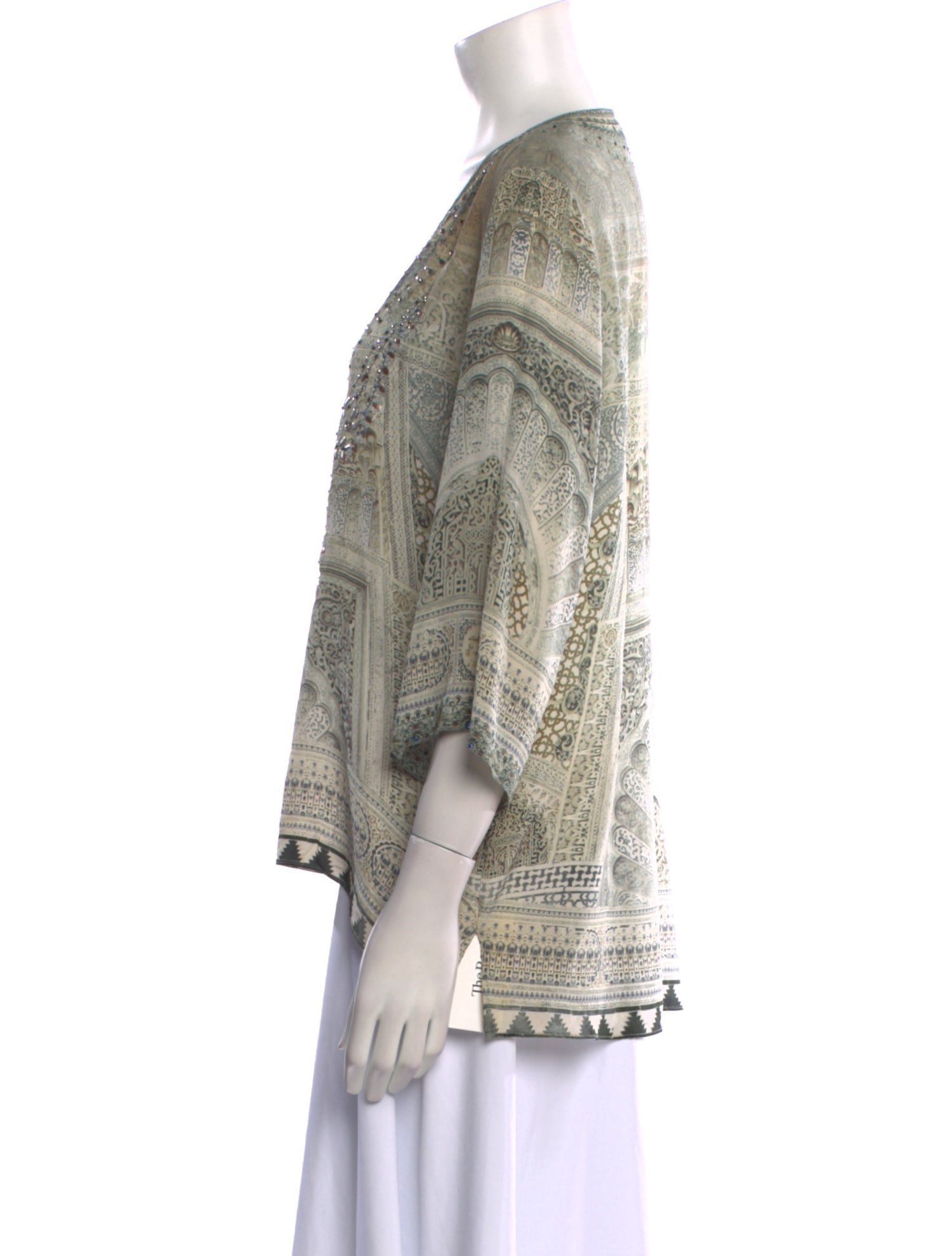 Camilla Silk Paisley Print Blouse