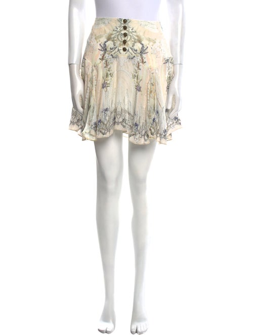 Camilla Silk Mini Skirt