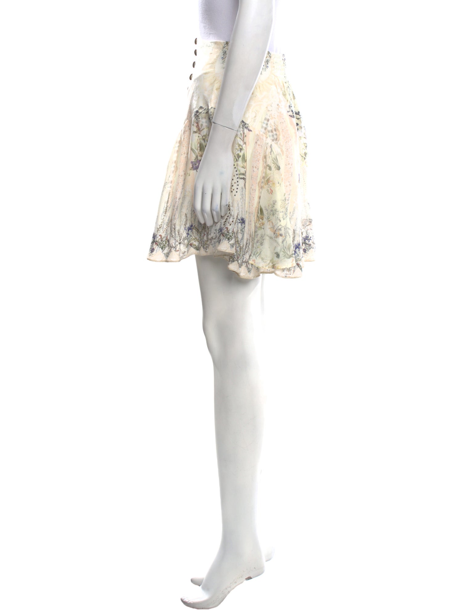 Camilla Silk Mini Skirt