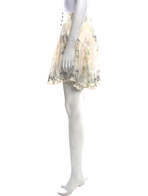 Camilla Silk Mini Skirt