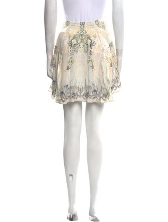 Camilla Silk Mini Skirt