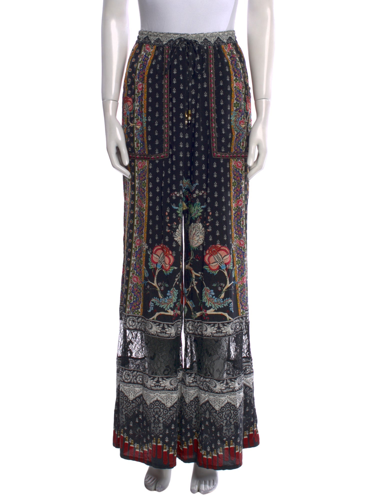 Camilla Silk Wide Leg Pants