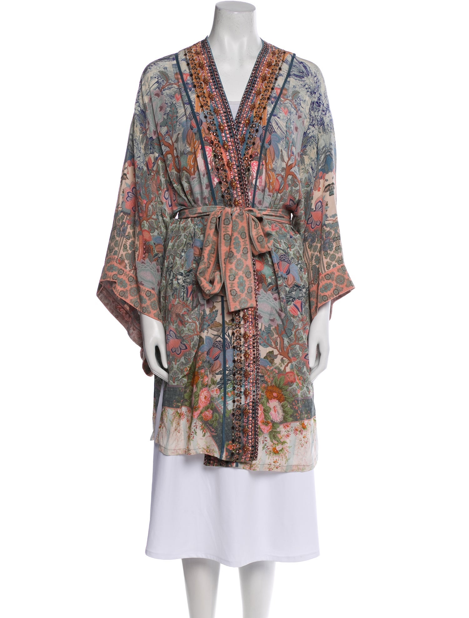 Camilla Silk Printed Robe