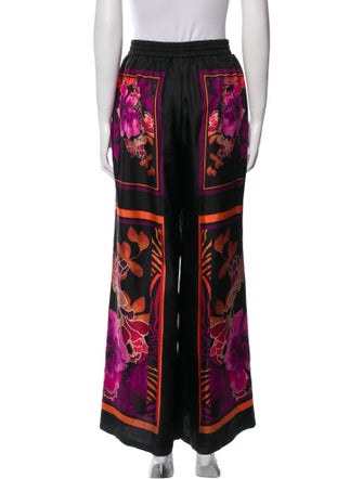 Camilla Silk Printed Sweatpants