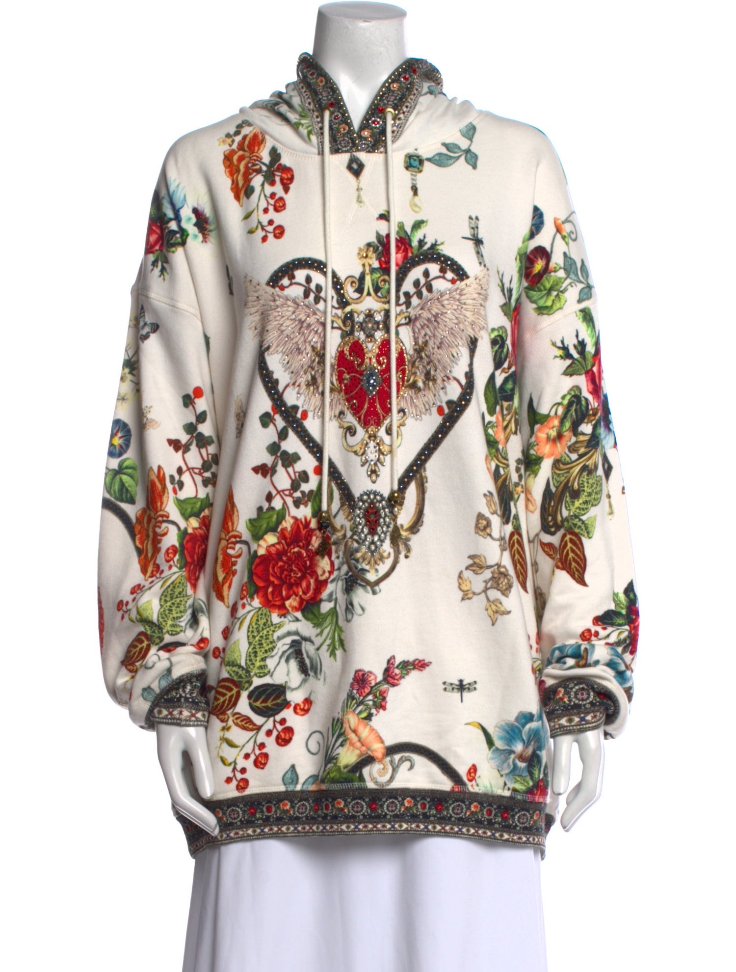 Camilla Printed Mock Neck Sweatshirt