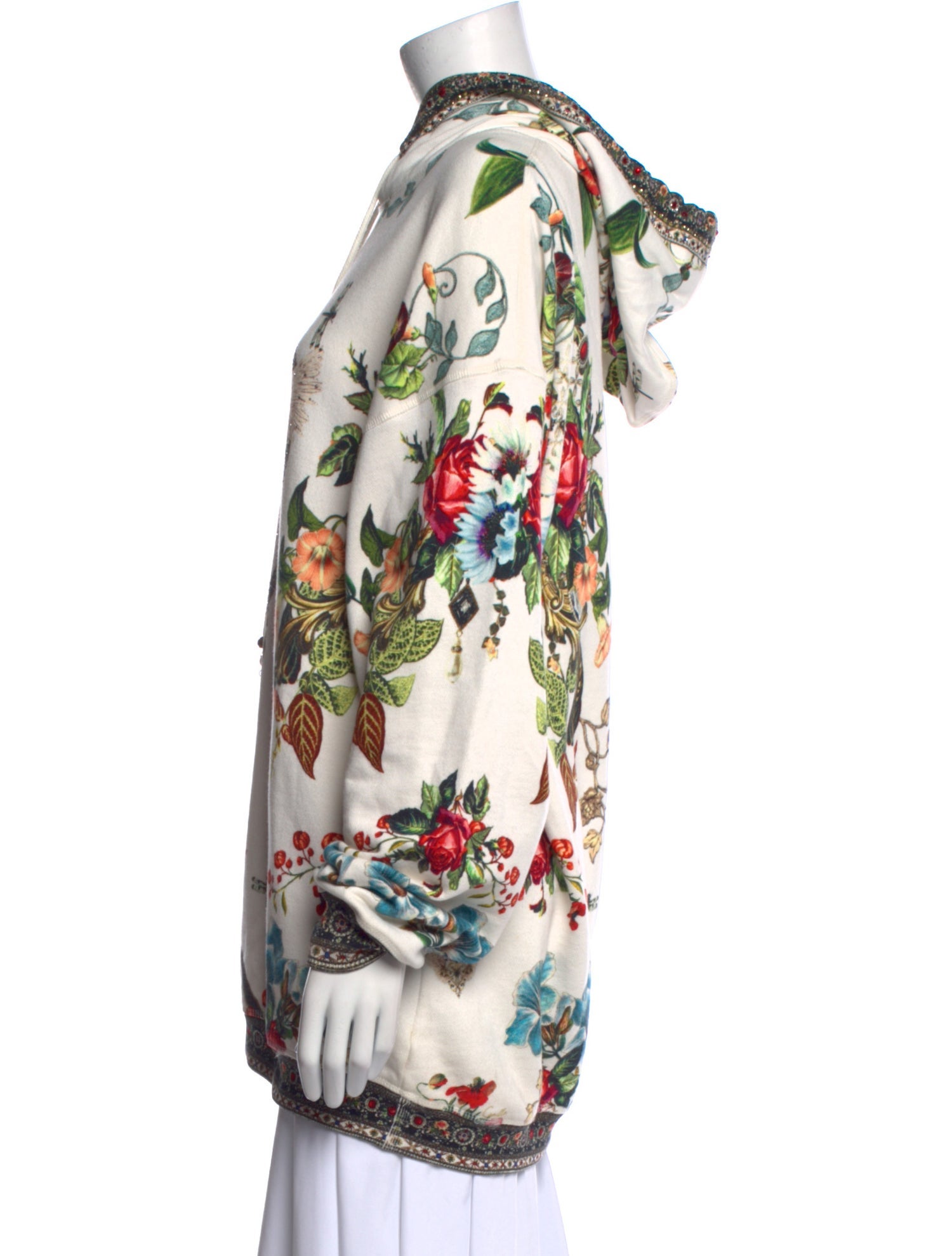 Camilla Printed Mock Neck Sweatshirt