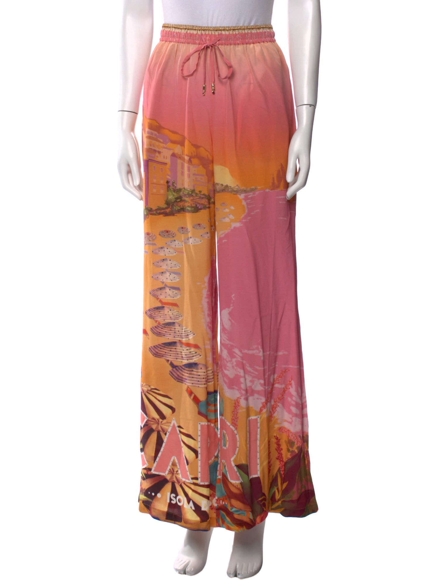 Camilla Silk Wide Leg Pants