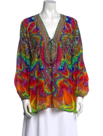 Camilla Silk Printed Tunic