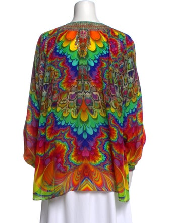 Camilla Silk Printed Tunic