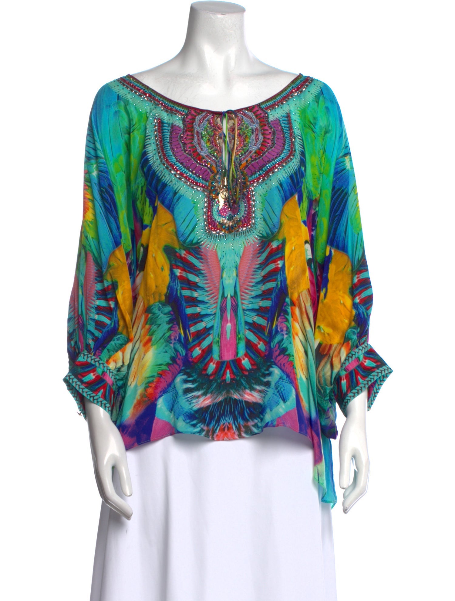 Camilla Silk Printed Blouse